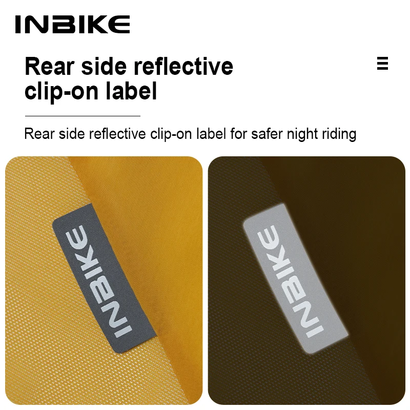 Reflektierendes Etikett für sicheres Nachtfahren.