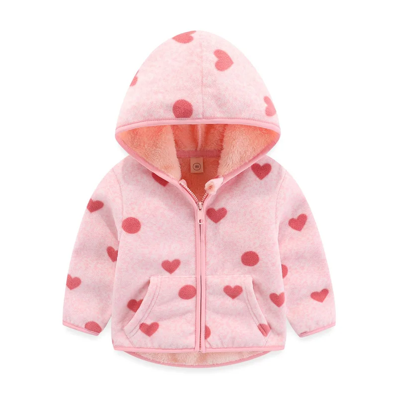 Mädchen Fleecejacke mit Blumen- und Tierprint – warme Übergangsjacke für Herbst und Winter, Größen 90–130 – Bild 15