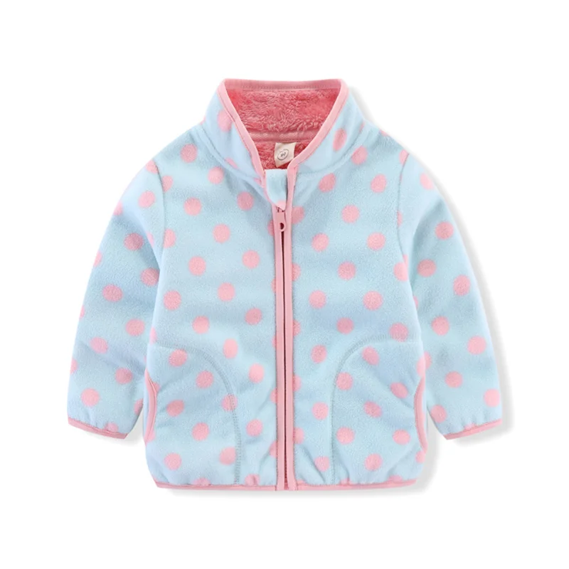 Mädchen Fleecejacke mit Blumen- und Tierprint – warme Übergangsjacke für Herbst und Winter, Größen 90–130 – Bild 10