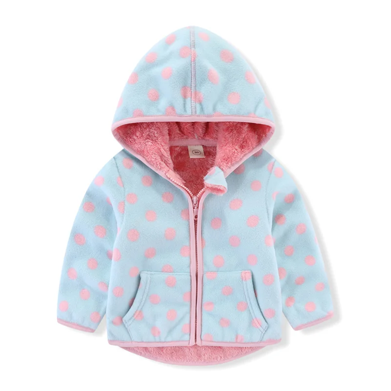 Mädchen Fleecejacke mit Blumen- und Tierprint – warme Übergangsjacke für Herbst und Winter, Größen 90–130 – Bild 7