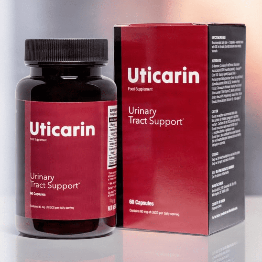 Uticarin – Nahrungsergänzungsmittel mit D-Mannose und Preiselbeere .