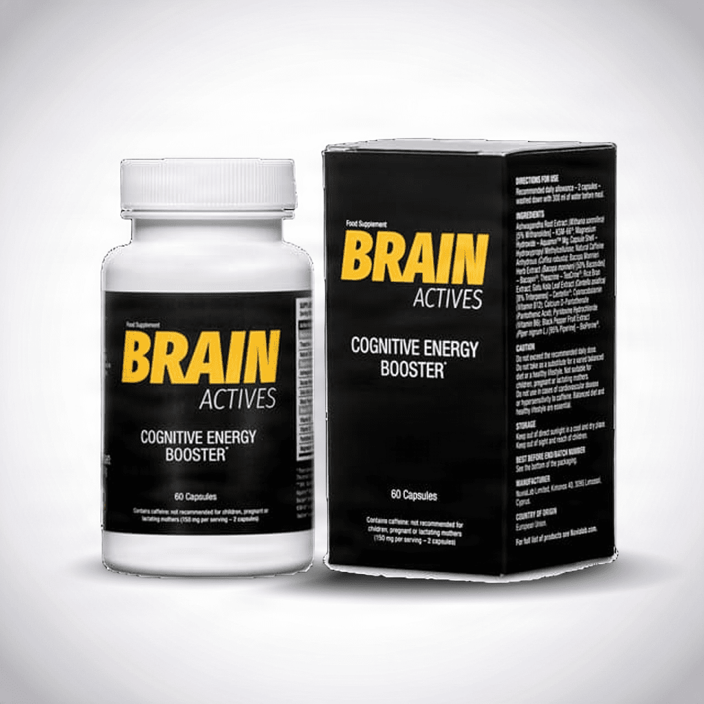 Brain Actives – Nahrungsergänzung für Konzentration & mentale Leistungsfähigkeit
