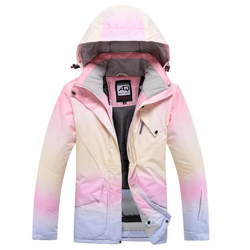 Damen-Skianzug mit farbiger Jacke und Hose – Bild 9