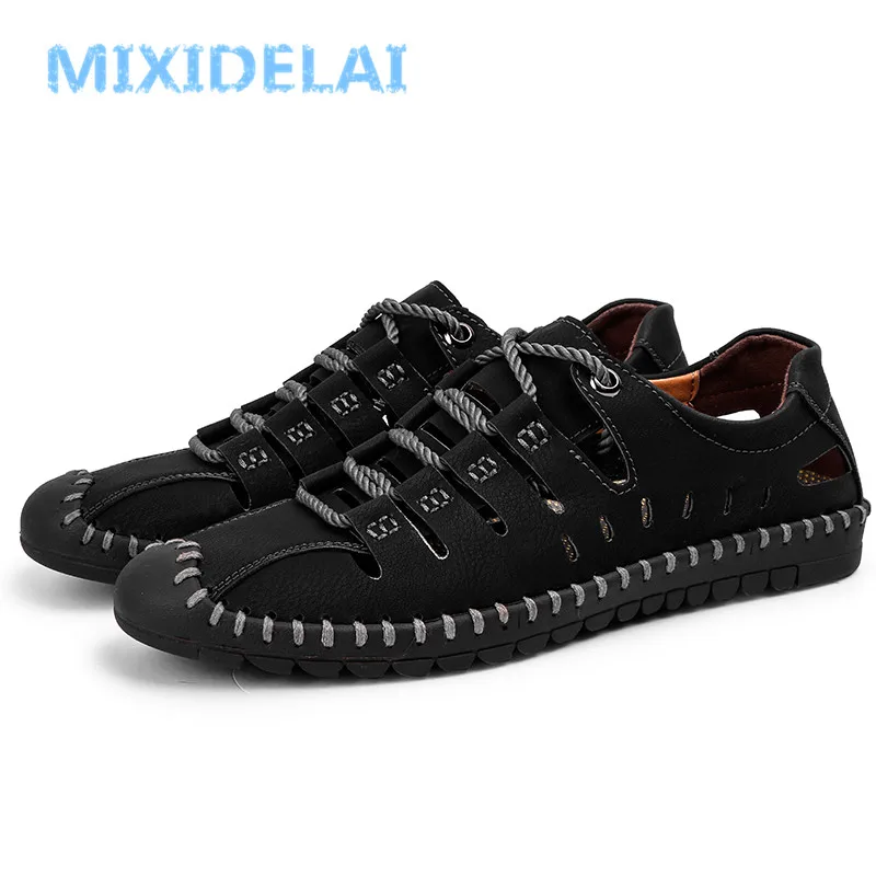 MIXIDELAI Herren-Loafer aus Spaltleder – Bild 4