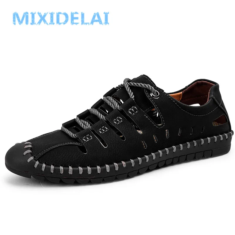 MIXIDELAI Herren-Loafer aus Spaltleder – Bild 2