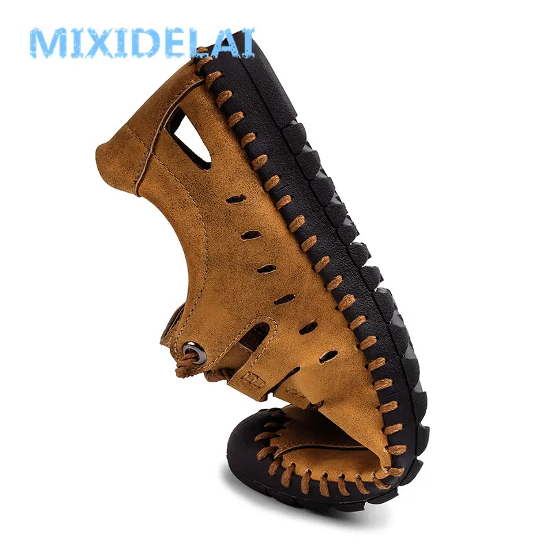 MIXIDELAI Herren-Loafer aus Spaltleder – Bild 5