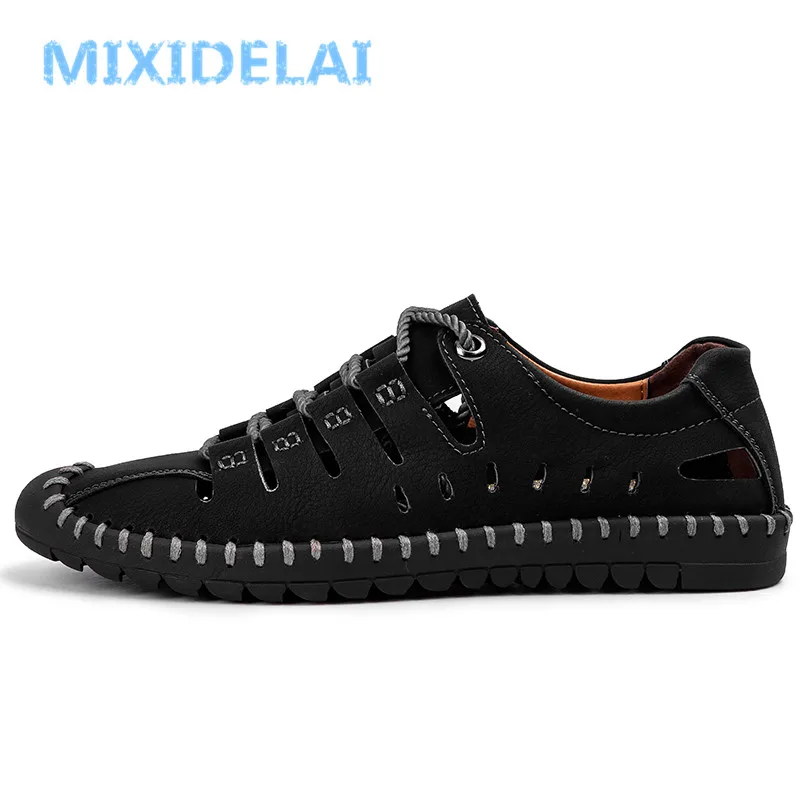 MIXIDELAI Herren-Loafer aus Spaltleder – Bild 3