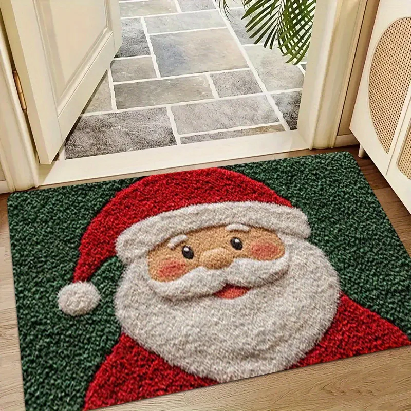 Weihnachts-Fußmatte mit rutschhemmender Rückseite – Bild 11