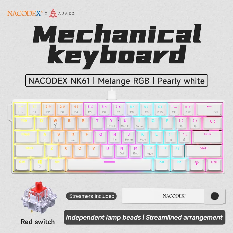 AJAZZ NK61 mechanische Gaming-Tastatur mit RGB – Bild 7