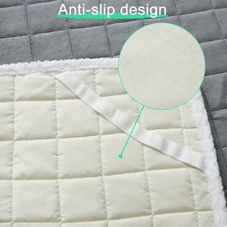 Weiche Matratzenauflage aus Polyester für das Bett – Bild 3