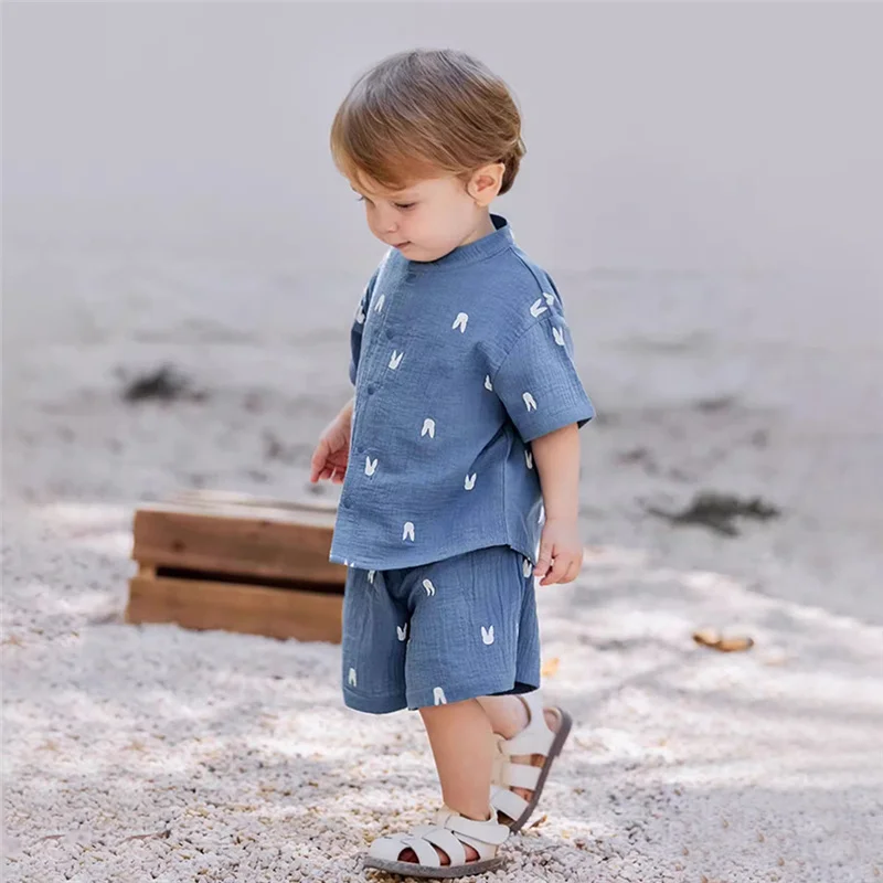 Jungen Sommer-Set aus Baumwolle – T-Shirt und Shorts – Bild 3