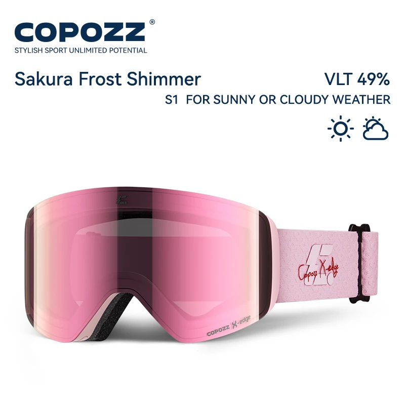COPOZZ X-edge Skibrille mit magnetischer Scheibe – Bild 14