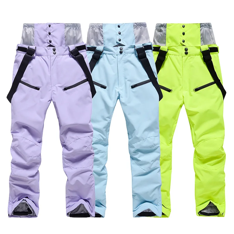 Wasserdichte Skihose mit Trägern – warm auf der Piste