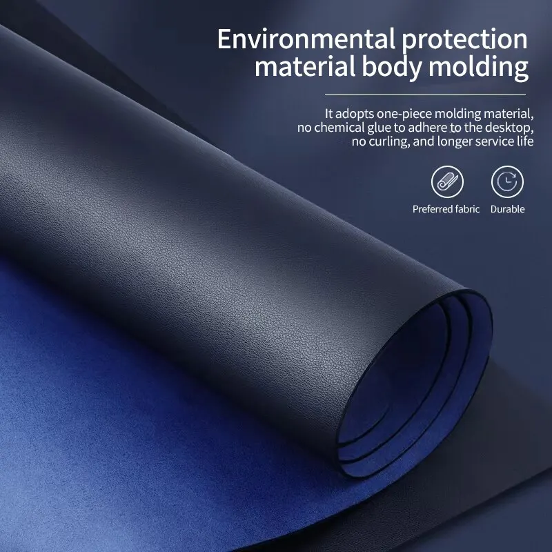 Schreibtischunterlage 70 × 35 cm – XXL Mauspad in Blau – Bild 3