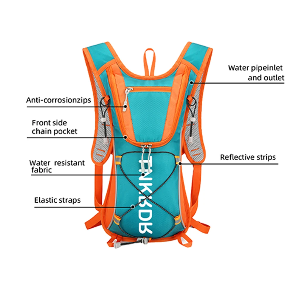 ThinkRider Trinkrucksack 12 l mit optionaler 1-l-Trinkblase – Bild 4