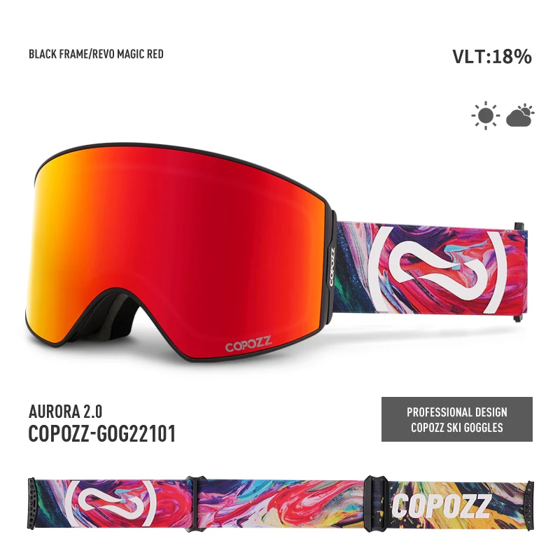 COPOZZ Skibrille UV400 – klare Sicht mit Antibeschlag – Bild 9