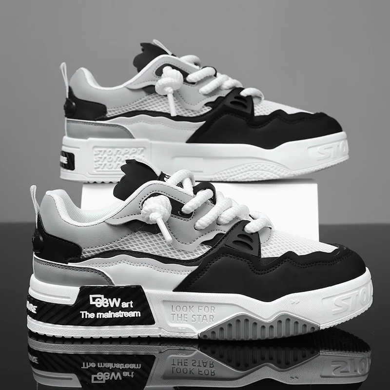 Herren-Sneaker mit geometrischem Muster – Bild 2