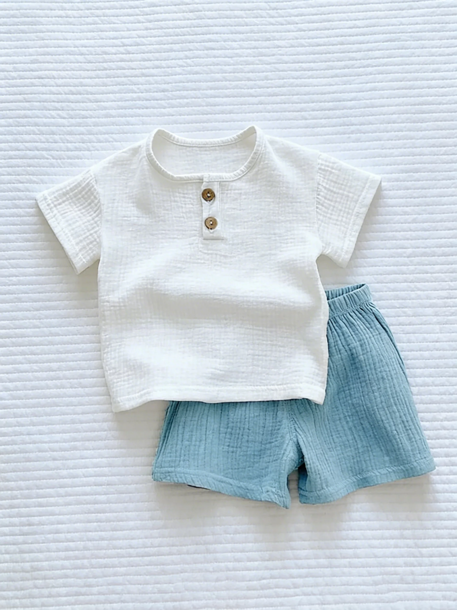 Jungen Sommer-Set aus Baumwolle – T-Shirt und Shorts – Bild 18