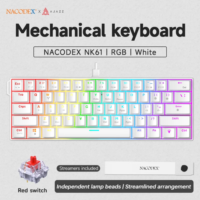 AJAZZ NK61 mechanische Gaming-Tastatur mit RGB – Bild 11