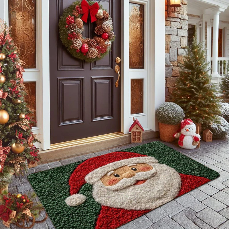 Weihnachts-Fußmatte mit rutschhemmender Rückseite – Bild 6
