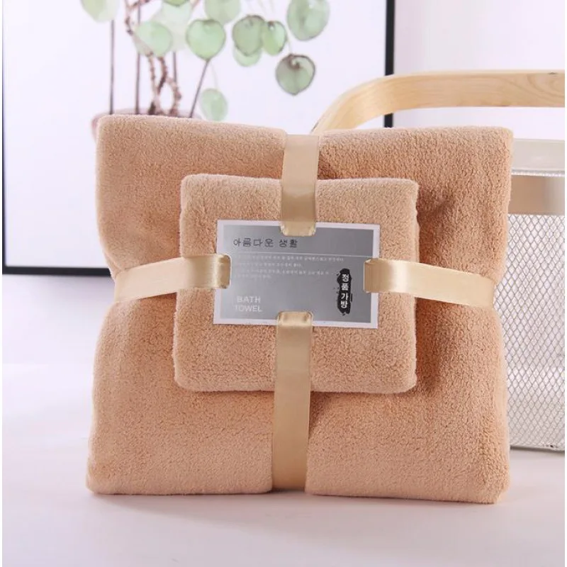 2er-Set Badetücher aus Korallfleece – weich und saugfähig – Bild 8