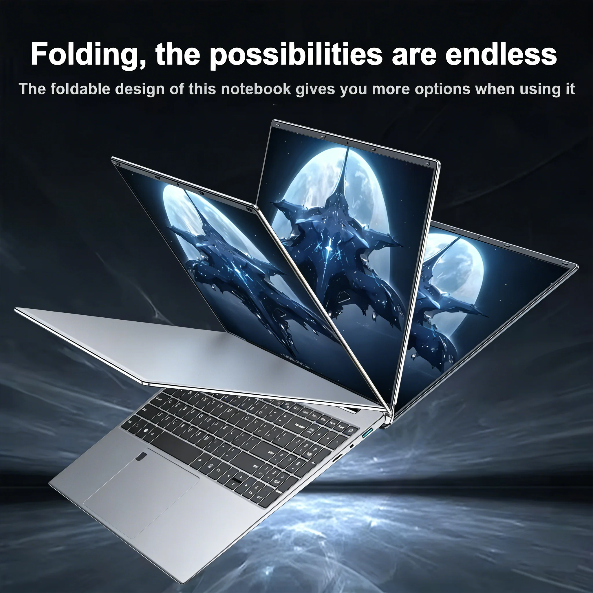 FUCHU 15,6 Zoll Notebook, 16 GB RAM, Windows 11 – Bild 2