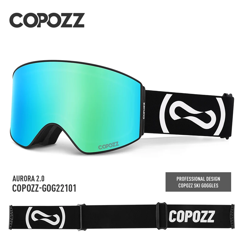COPOZZ Skibrille UV400 – klare Sicht mit Antibeschlag – Bild 2
