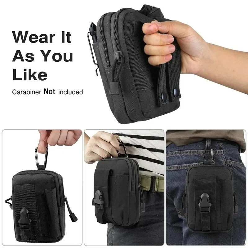 MOLLE Gürteltasche mit mehreren Fächern für Outdoor und Alltag – Bild 2