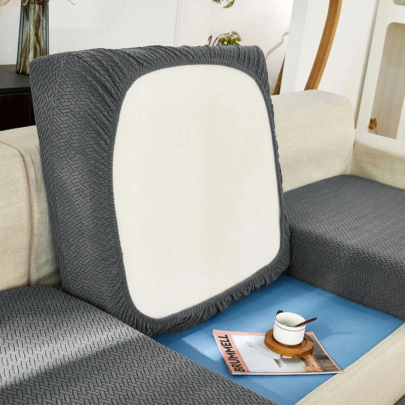 Elastischer Jacquard-Sofakissenbezug als Schutz – Bild 13