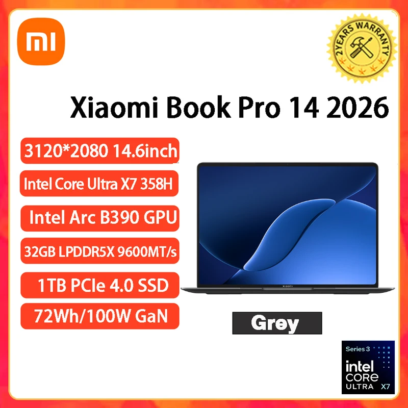 Xiaomi RedmiBook Pro 14 – 1 TB SSD für mobiles Arbeiten