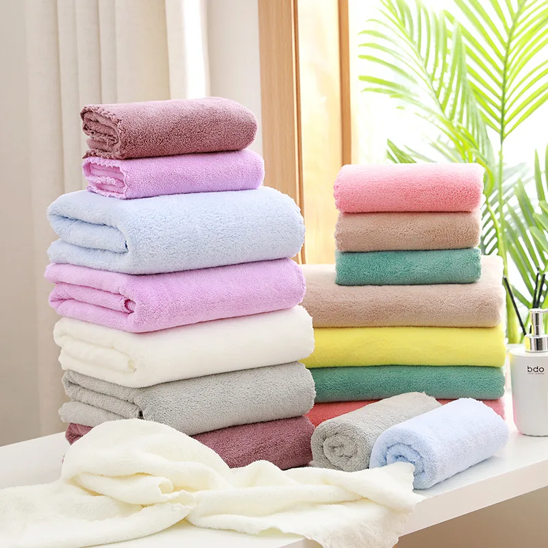 2er-Set Badetücher aus Korallfleece – weich und saugfähig – Bild 4