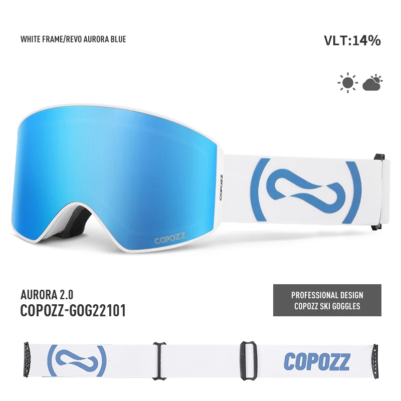 COPOZZ Skibrille UV400 – klare Sicht mit Antibeschlag – Bild 19