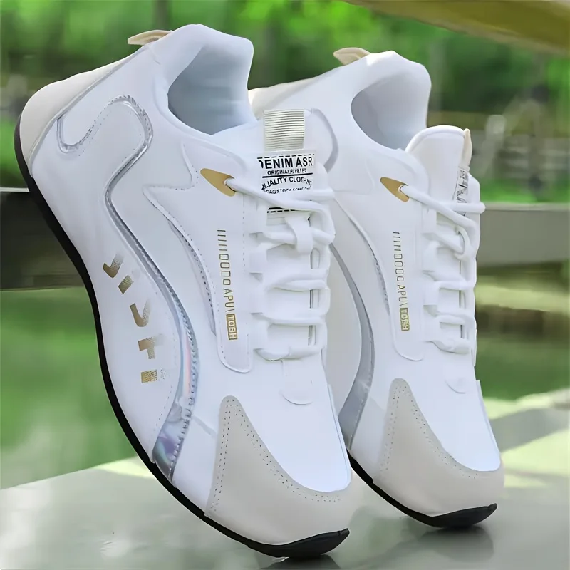Herren-Sneaker in Lederoptik mit Meshfutter – Bild 6