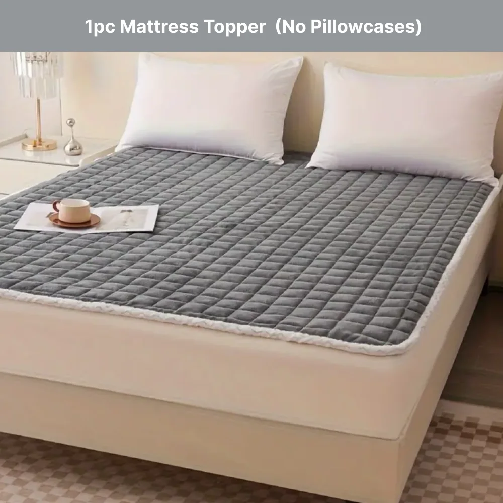 Weiche Matratzenauflage aus Polyester für das Bett – Bild 9