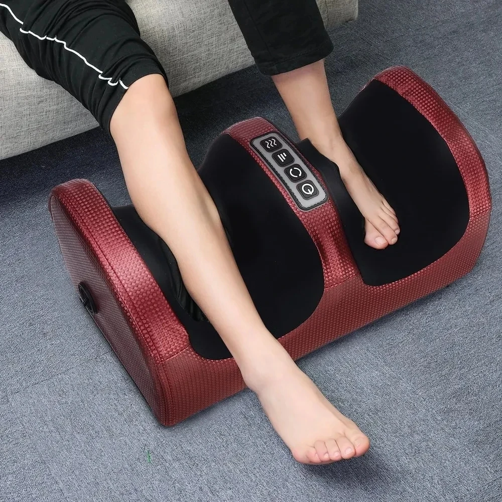 Elektrisches Fußmassagegerät mit Wärmefunktion und Massage-Rollen