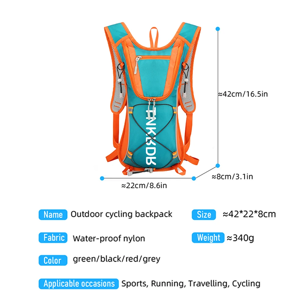 ThinkRider Trinkrucksack 12 l mit optionaler 1-l-Trinkblase – Bild 3
