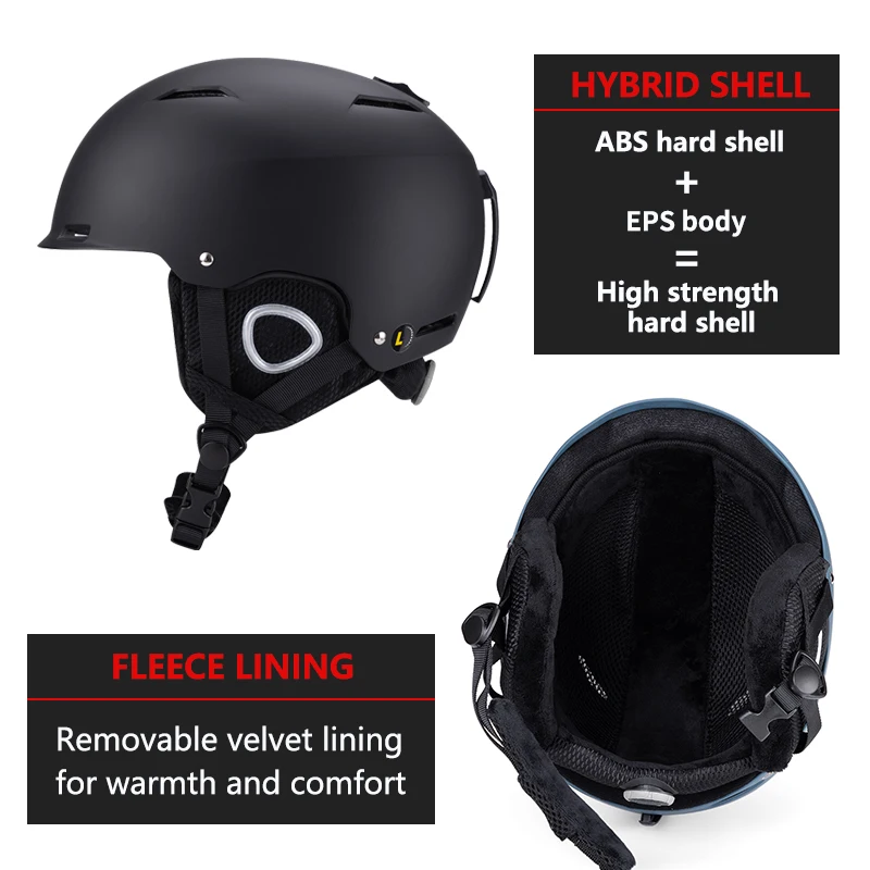 Horntour HT-103 Skihelm mit ABS-EPS-Schale – Bild 2