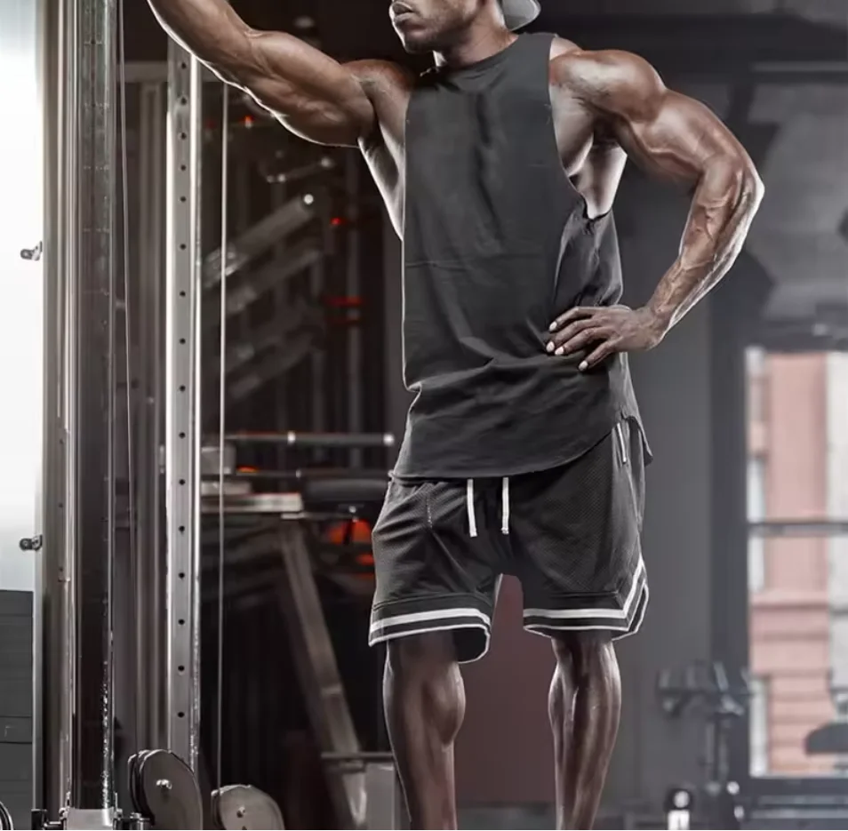 Herren Sportshorts aus atmungsaktivem Mesh – schnelltrocknend – Bild 3
