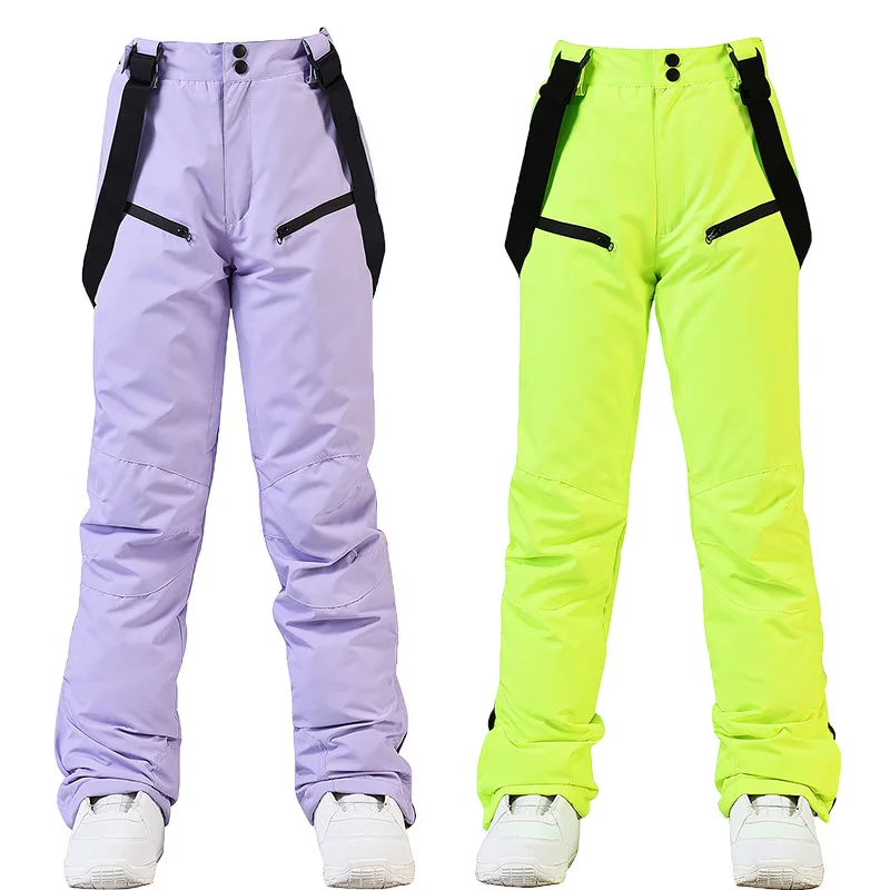 Wasserdichte Skihose mit Trägern – warm auf der Piste – Bild 2