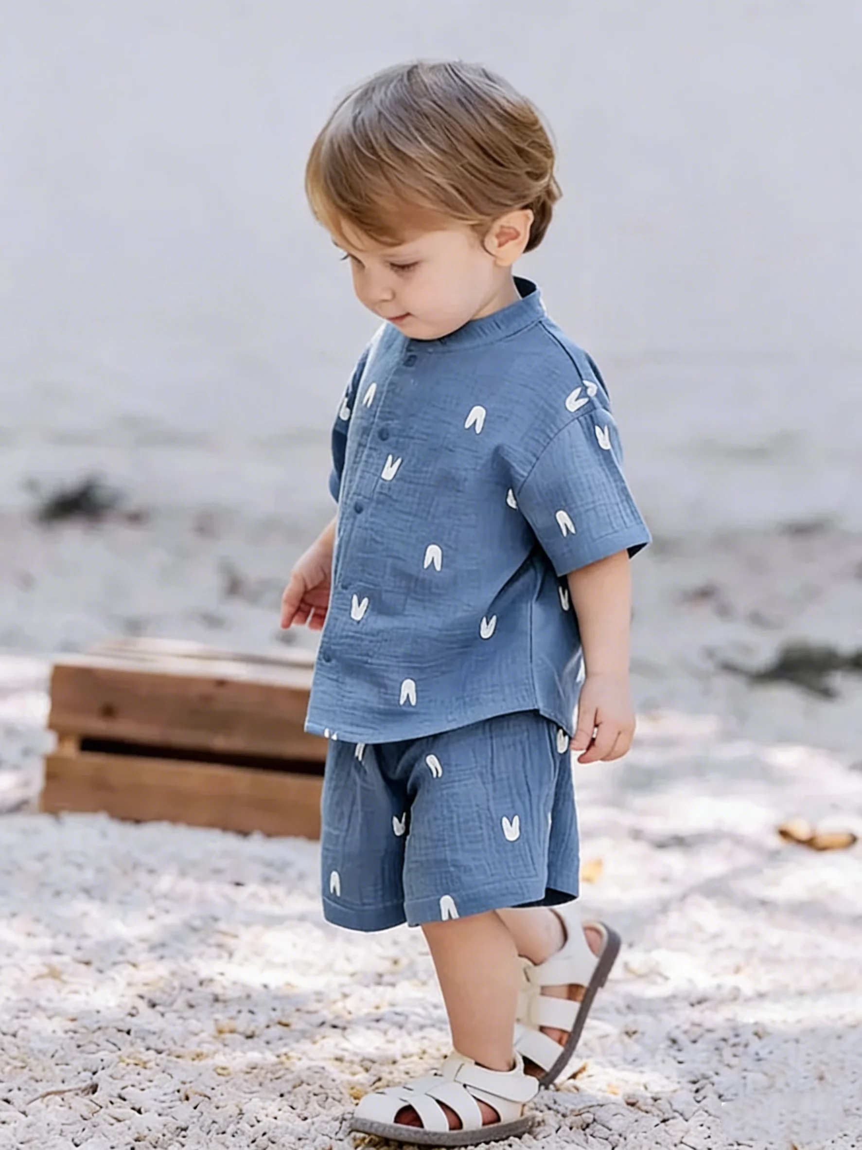 Jungen Sommer-Set aus Baumwolle – T-Shirt und Shorts – Bild 8