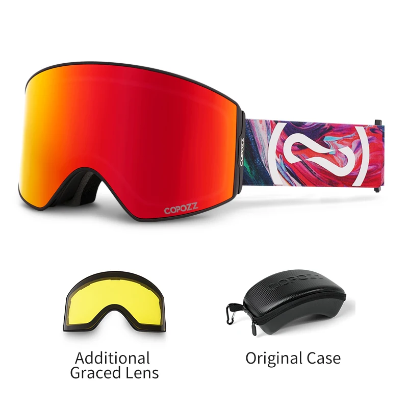 COPOZZ Skibrille UV400 – klare Sicht mit Antibeschlag – Bild 8