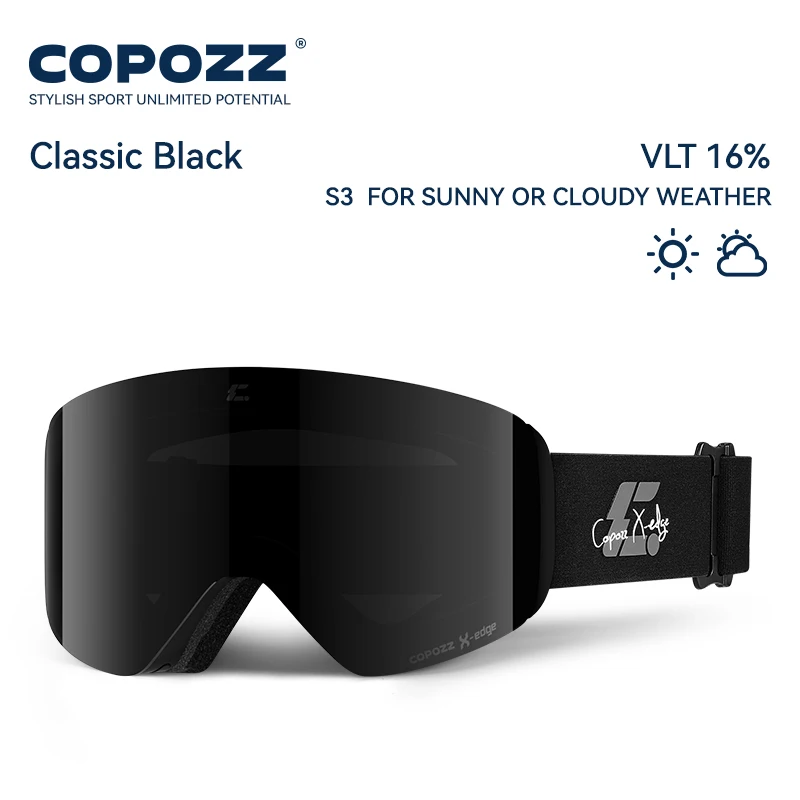 COPOZZ X-edge Skibrille mit magnetischer Scheibe – Bild 17