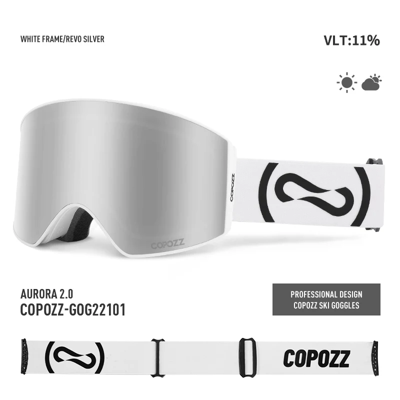 COPOZZ Skibrille UV400 – klare Sicht mit Antibeschlag – Bild 10