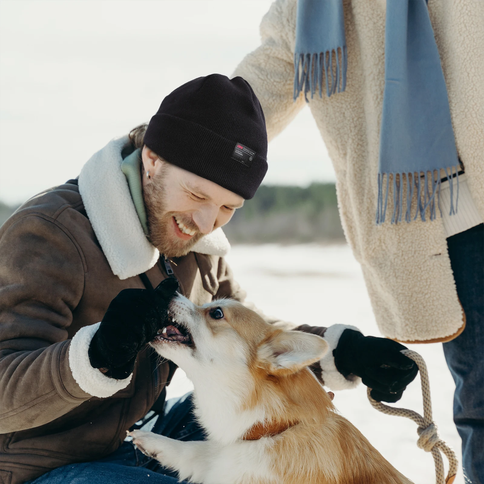 Winter-Strickmütze mit weichem Fleecefutter – Bild 5