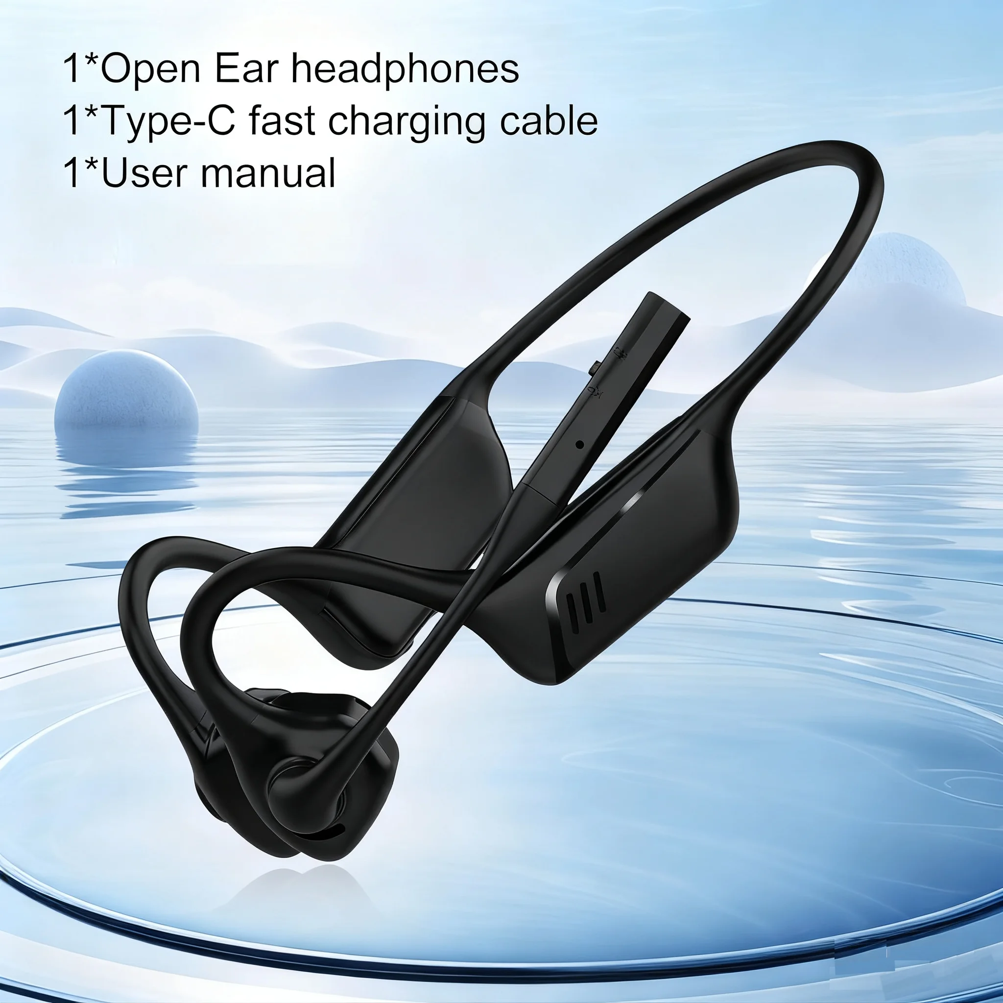 eppfun Open-Ear Bluetooth-Kopfhörer mit Mikrofon – Bluetooth 5.1 – Bild 3
