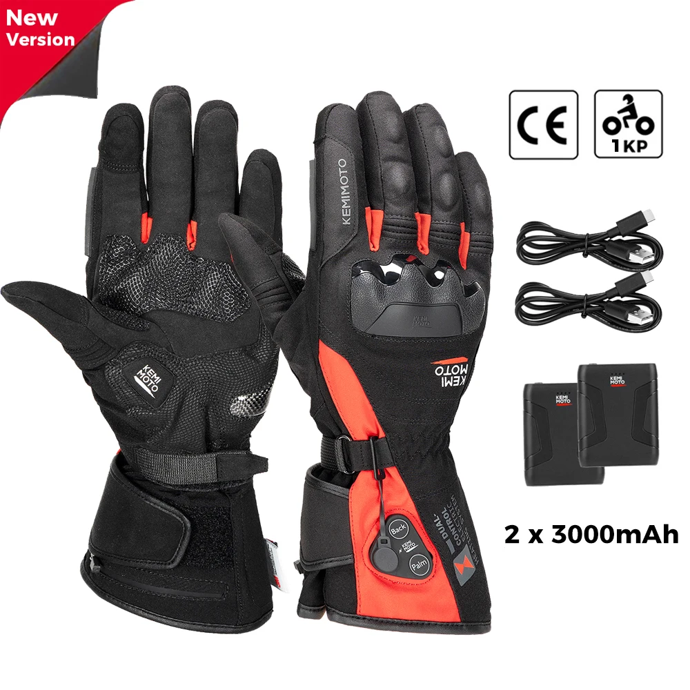 KEMIMOTO beheizbare Winterhandschuhe mit Touchscreen – Bild 12
