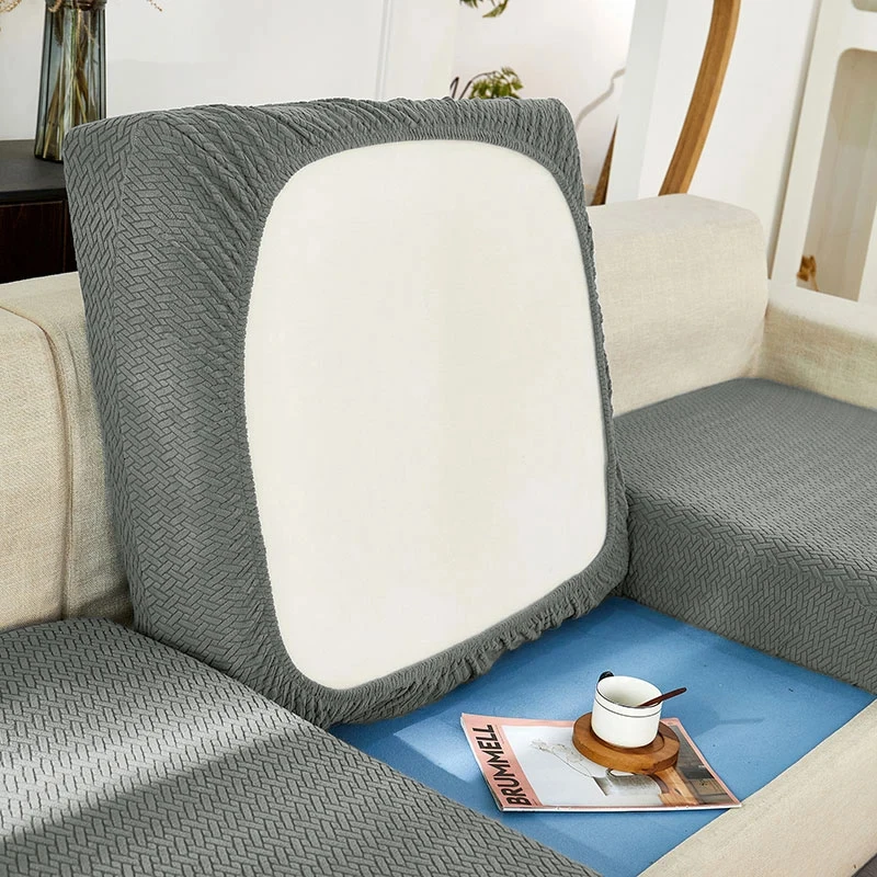 Elastischer Jacquard-Sofakissenbezug als Schutz – Bild 14