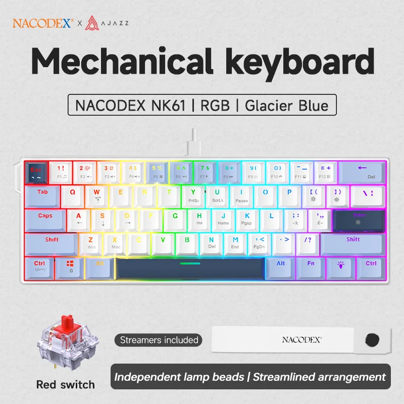 AJAZZ NK61 mechanische Gaming-Tastatur mit RGB – Bild 10