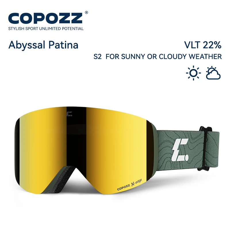 COPOZZ X-edge Skibrille mit magnetischer Scheibe – Bild 20