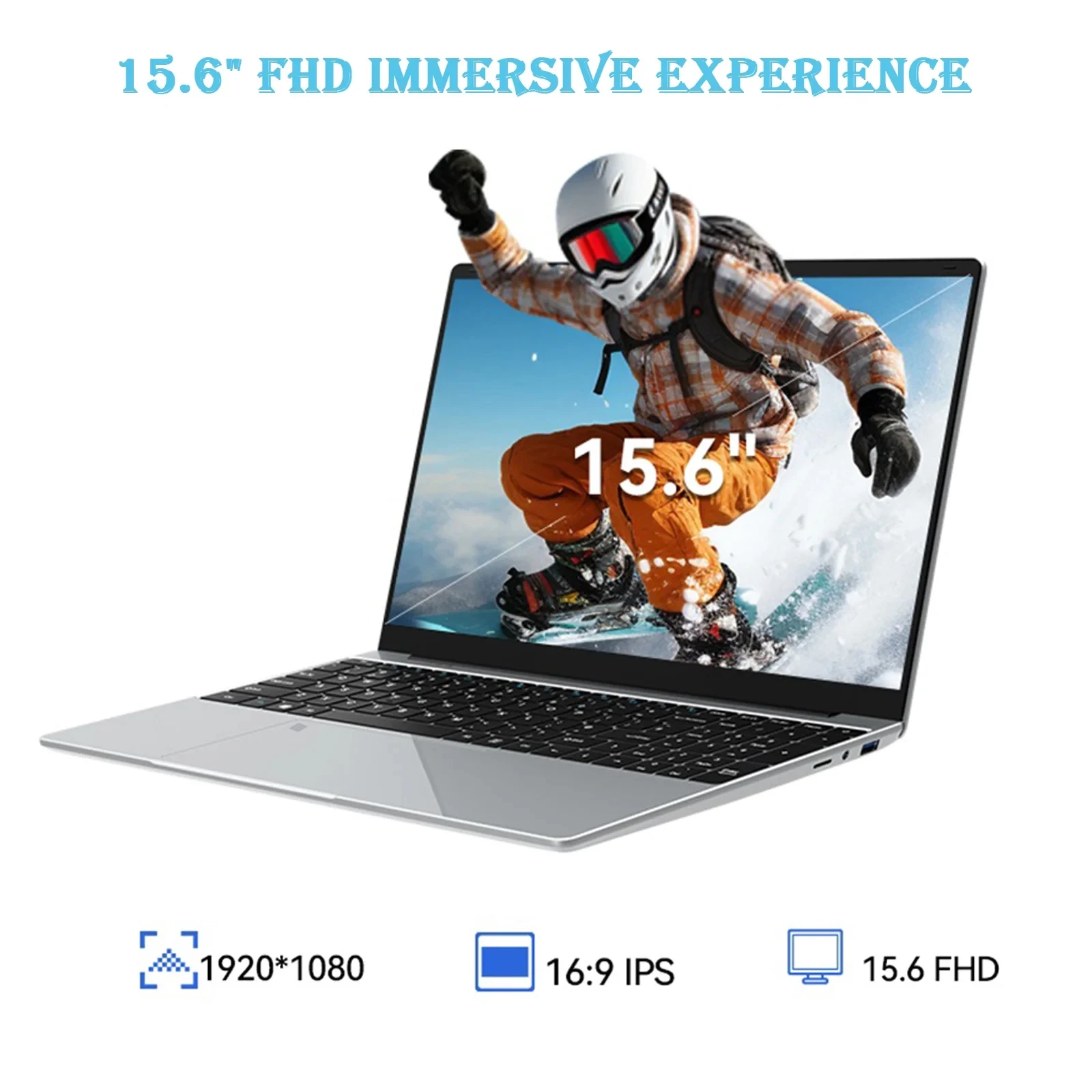 LENO 15,6 Zoll Laptop mit Intel 6500Y und SSD – Bild 2